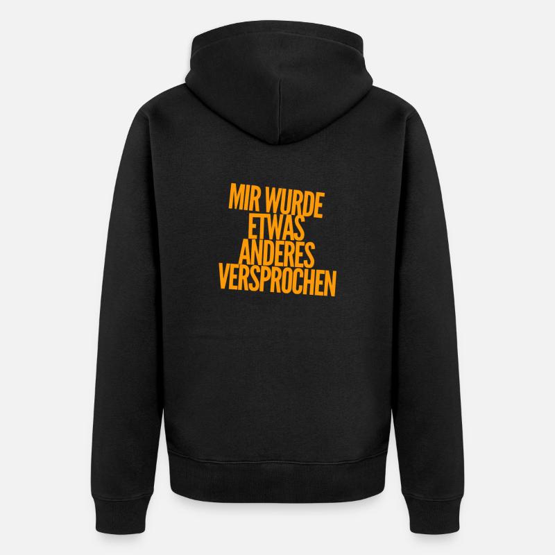 Ce n’était pas l’affaire - Veste à capuche bio Premium Unisexe - noir