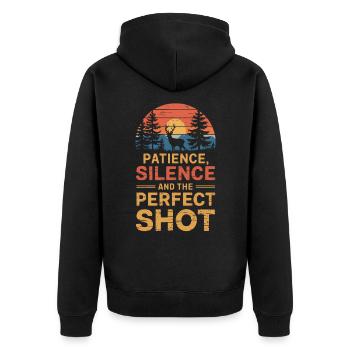 Wildlife Photography Nature Photography Photography - Unisex Premium Organic Zip Hoodie - black - Back - Nico (187cm)