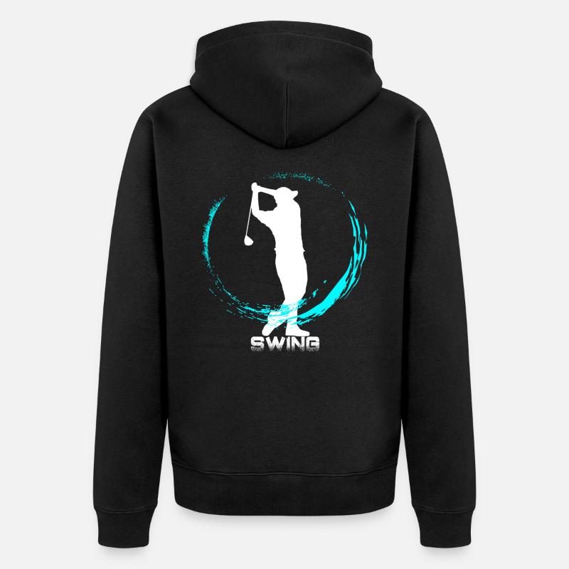 Golf - Veste à capuche bio Premium Unisexe - noir