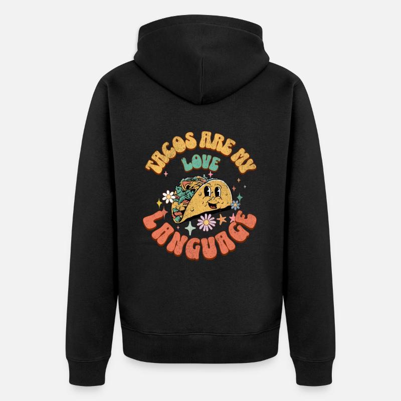 Taco - Veste à capuche bio Premium Unisexe - noir