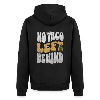 Taco - Veste à capuche bio Premium Unisexe - noir - Dos - Nico (187cm)