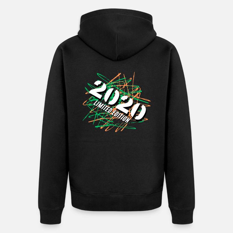 Édition limitée 2020 - Veste à capuche bio Premium Unisexe - noir