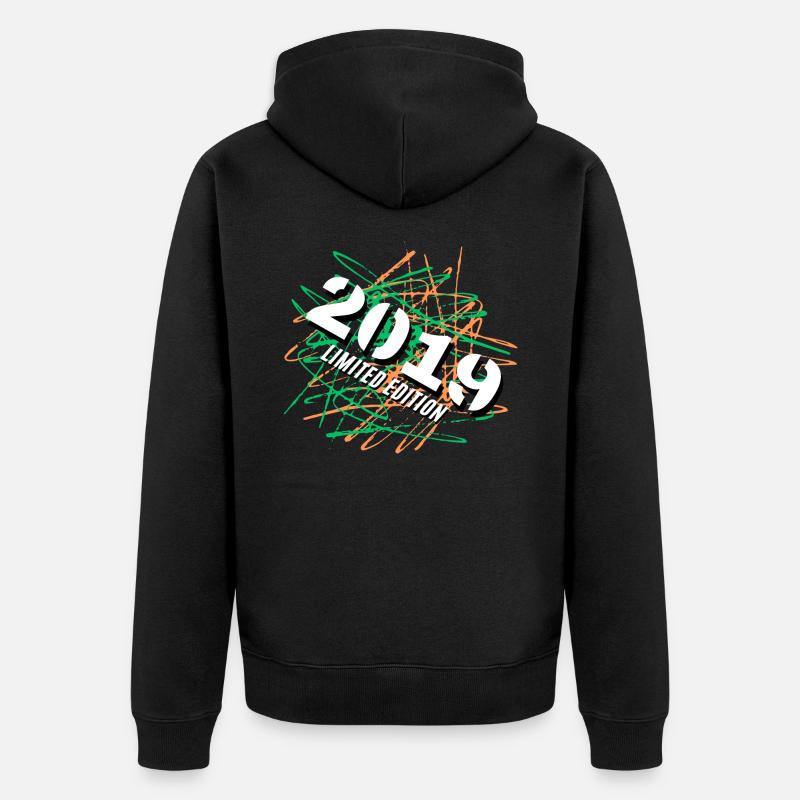 Édition limitée 2019 - Veste à capuche bio Premium Unisexe - noir