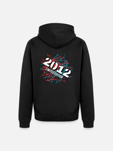 Édition limitée 2012 - Veste à capuche bio Premium Unisexe - noir