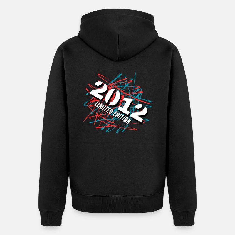 Édition limitée 2012 - Veste à capuche bio Premium Unisexe - noir