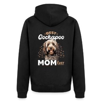 Cockapoo Dog Breeded Pet Best Cockapoo Mom ever - Veste à capuche bio Premium Unisexe - noir - Dos - Nico (187cm)