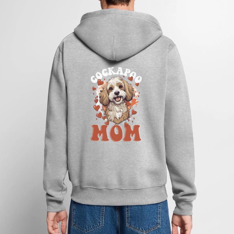 Cockapoo Race de chien Cockapoo Maman Cockapoo Veste à capuche bio Premium Unisexe