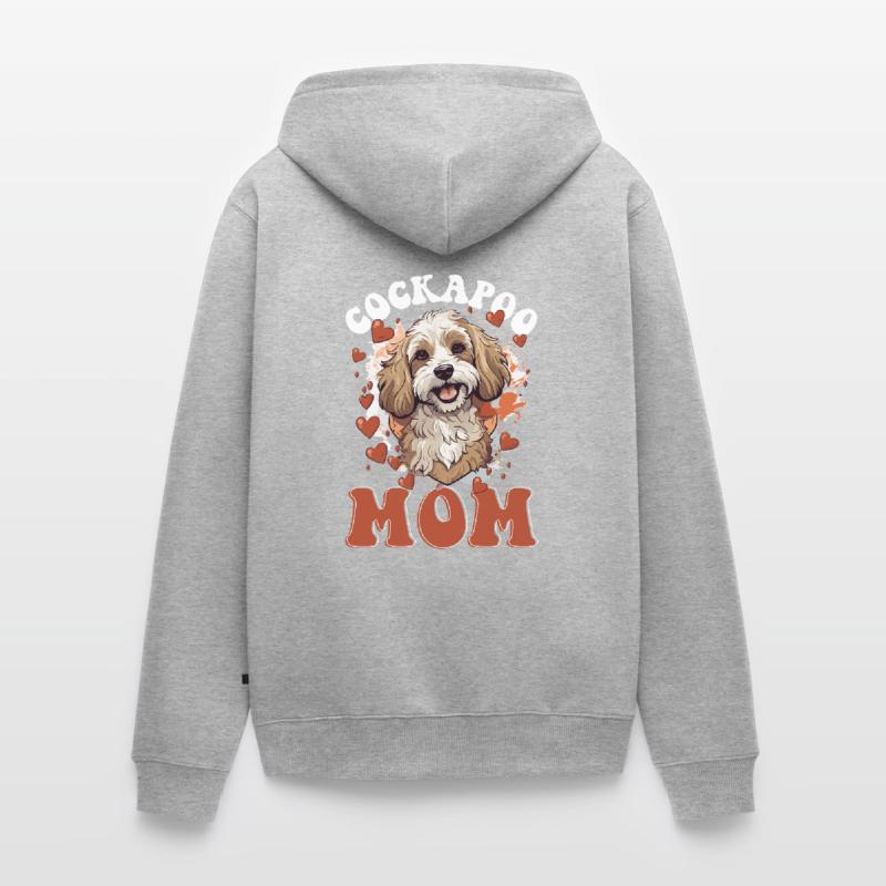 Cockapoo Race de chien Cockapoo Maman Cockapoo Veste à capuche bio Premium Unisexe