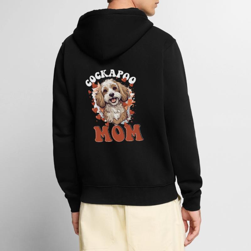 Cockapoo Race de chien Cockapoo Maman Cockapoo Veste à capuche bio Premium Unisexe
