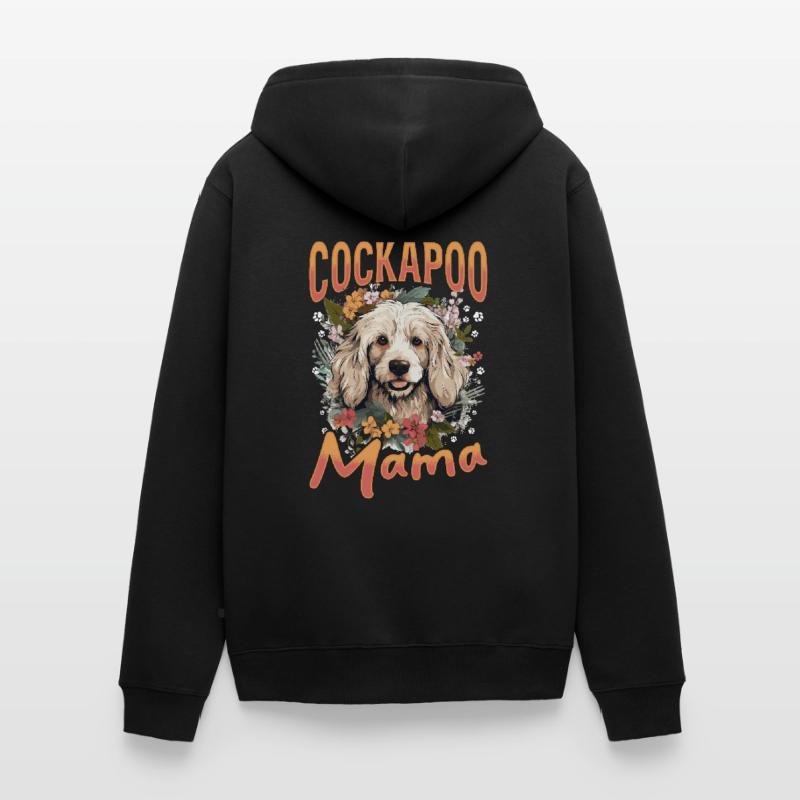 Cockapoo Race de chien Cockapoo Cockapoo Mama Veste à capuche bio Premium Unisexe