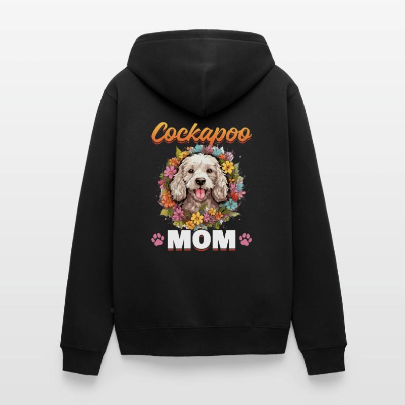 Cockapoo Race de chien Cockapoo Maman Cockapoo Veste à capuche bio Premium Unisexe
