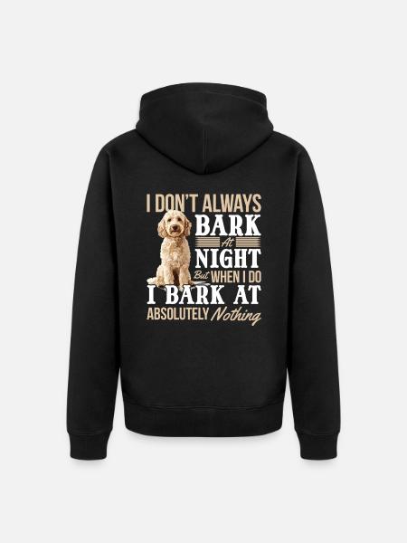 Goldendoodle Dog Owner - Unisex Premium Organic Zip Hoodie - black