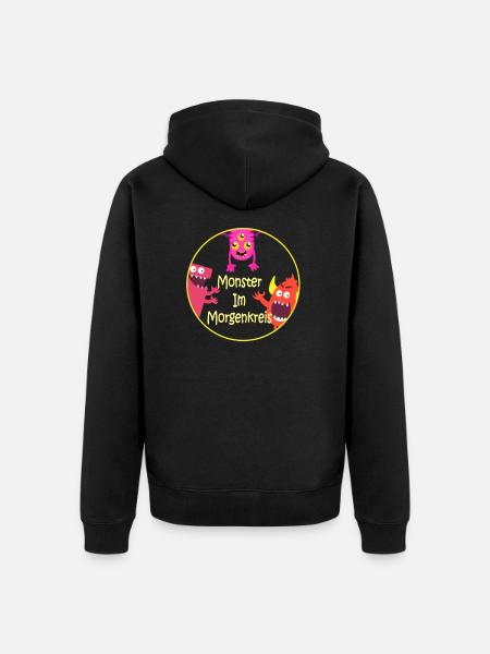 educator - Unisex Premium Organic Zip Hoodie - black