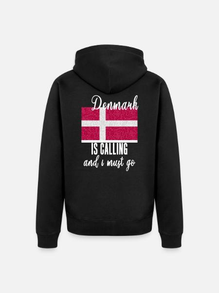 Danemark - Veste à capuche bio Premium Unisexe - noir
