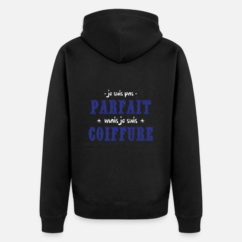 JE SUIS COIFFEUR - Veste à capuche bio Premium Unisexe - noir