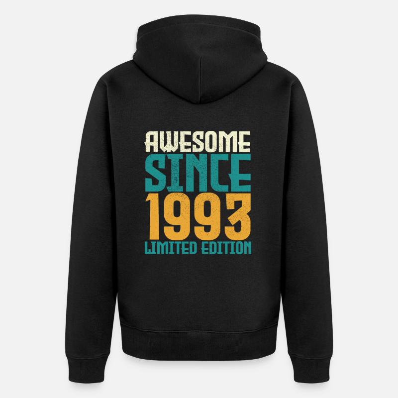 Awesome Since 1993 limited edition. - Veste à capuche bio Premium Unisexe - noir