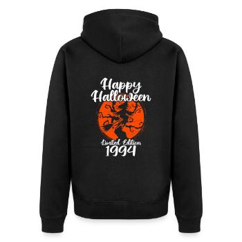 happy halloween Limited edition 1994 - Unisex Premium Organic Zip Hoodie - black - Back - Nico (187cm)
