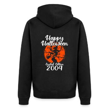 happy halloween Limited edition 2004 - Unisex Premium Organic Zip Hoodie - black - Back - Nico (187cm)
