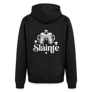 Slainte - Veste à capuche bio Premium Unisexe - noir - Dos - Nico (187cm)