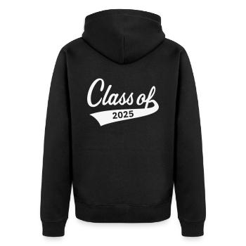 Classe de 2025 (Classe de diplôme) - Veste à capuche bio Premium Unisexe - noir - Dos - Nico (187cm)