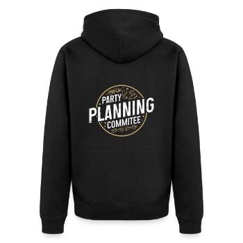 Events Coordinator Party Planning Event Manager - Unisex Premium Organic Zip Hoodie - black - Back - Nico (187cm)