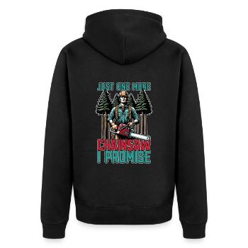 Arboriculteur Juste un arboriculteur spécialiste des arbres de plus - Veste à capuche bio Premium Unisexe - noir - Dos - Nico (187cm)