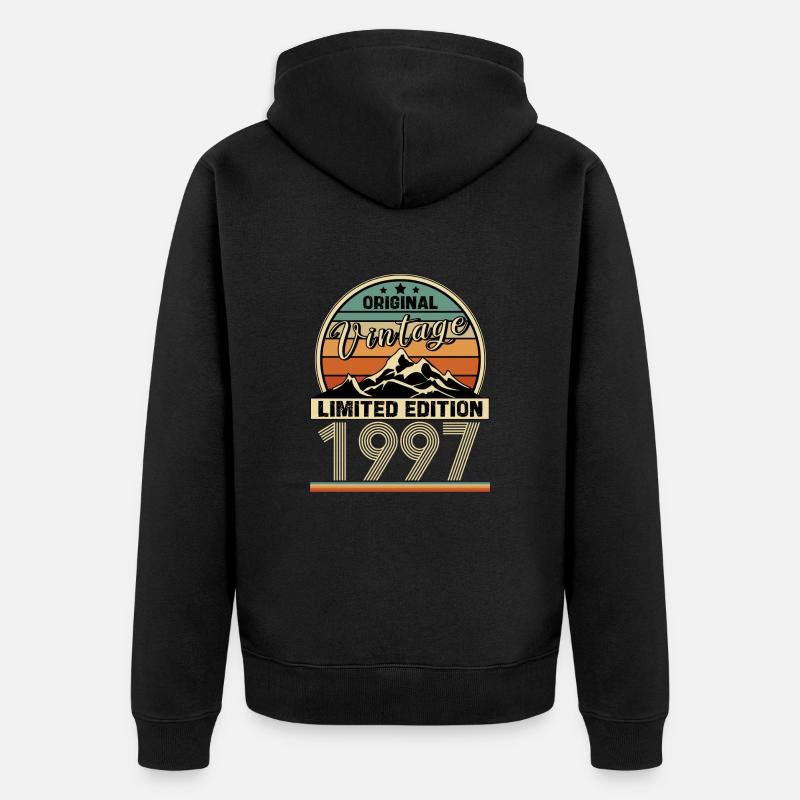 1997 - Veste à capuche bio Premium Unisexe - noir