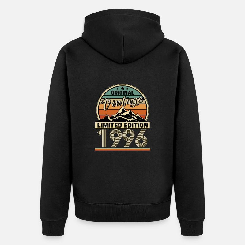 1996 - Veste à capuche bio Premium Unisexe - noir