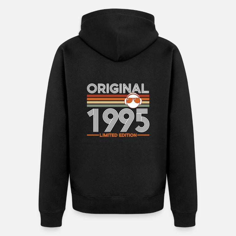 1995 - Veste à capuche bio Premium Unisexe - noir