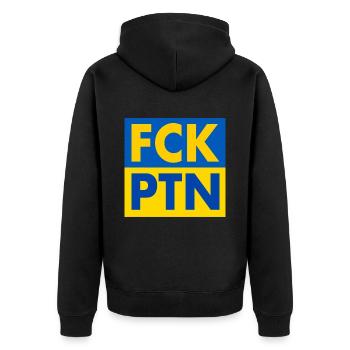Fck ptn - Veste à capuche bio Premium Unisexe - noir - Dos - Nico (187cm)
