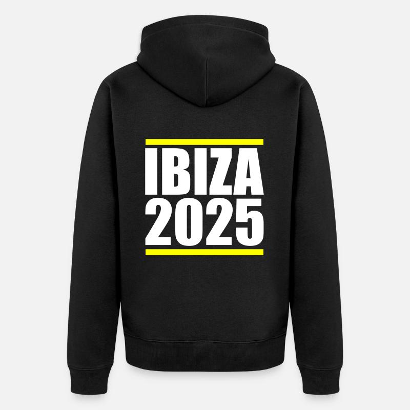 Ibiza 2025 - Veste à capuche bio Premium Unisexe - noir