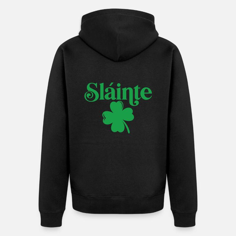Sláinte - Veste à capuche bio Premium Unisexe - noir