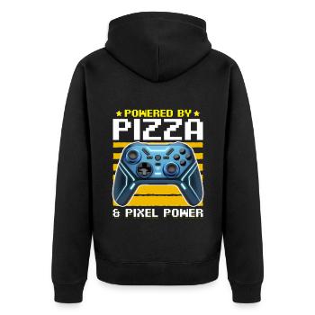 Gamer Gaming Controller Jeu Vidéo - Veste à capuche bio Premium Unisexe - noir - Dos - Nico (187cm)