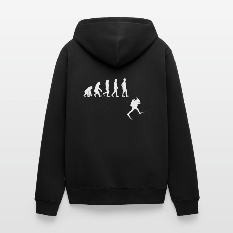 Evolution Freitauchen Freitauchen Plongée Unisex Premium Bio Zip Hoodie