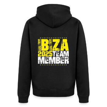 L’équipe d’Ibiza 2025 - Veste à capuche bio Premium Unisexe - noir - Dos - Nico (187cm)