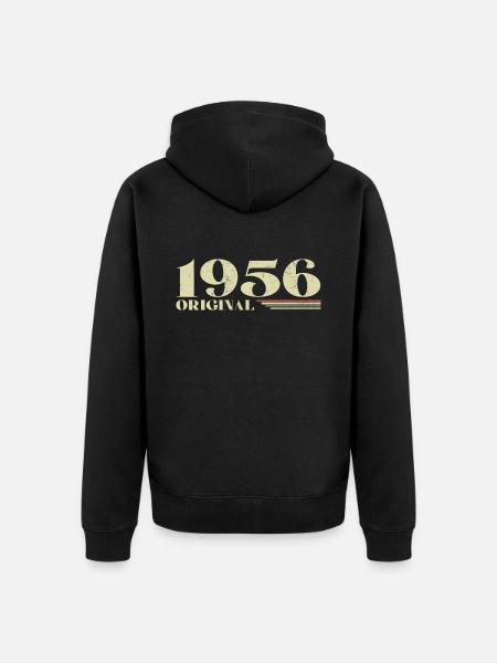 Original 1956 Vintage 1956 anniversaire 1956 rétro - Ekologisk premiumluvjack unisex - svart