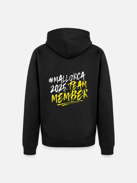 Mallorca 2025 Team - Unisex Premium Organic Zip Hoodie - black