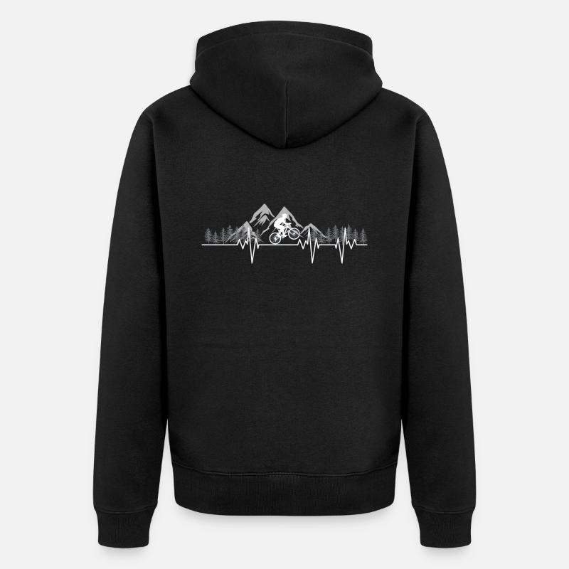 Cycle de l’énergie vitale - Veste à capuche bio Premium Unisexe - noir