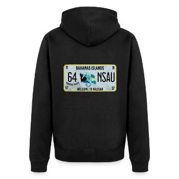 Welcome to Nassau Bahamas - Veste à capuche bio Premium Unisexe - noir - Dos - Nico (187cm)