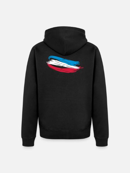 Schleswig-Holstein - Unisex Premium Organic Zip Hoodie - black