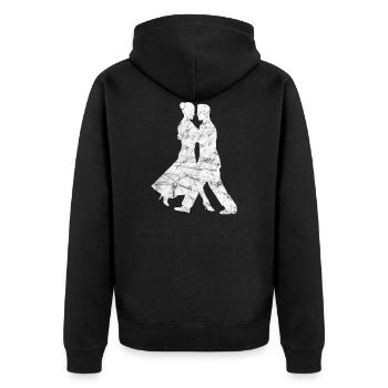 danse - Veste à capuche bio Premium Unisexe - noir - Dos - Nico (187cm)