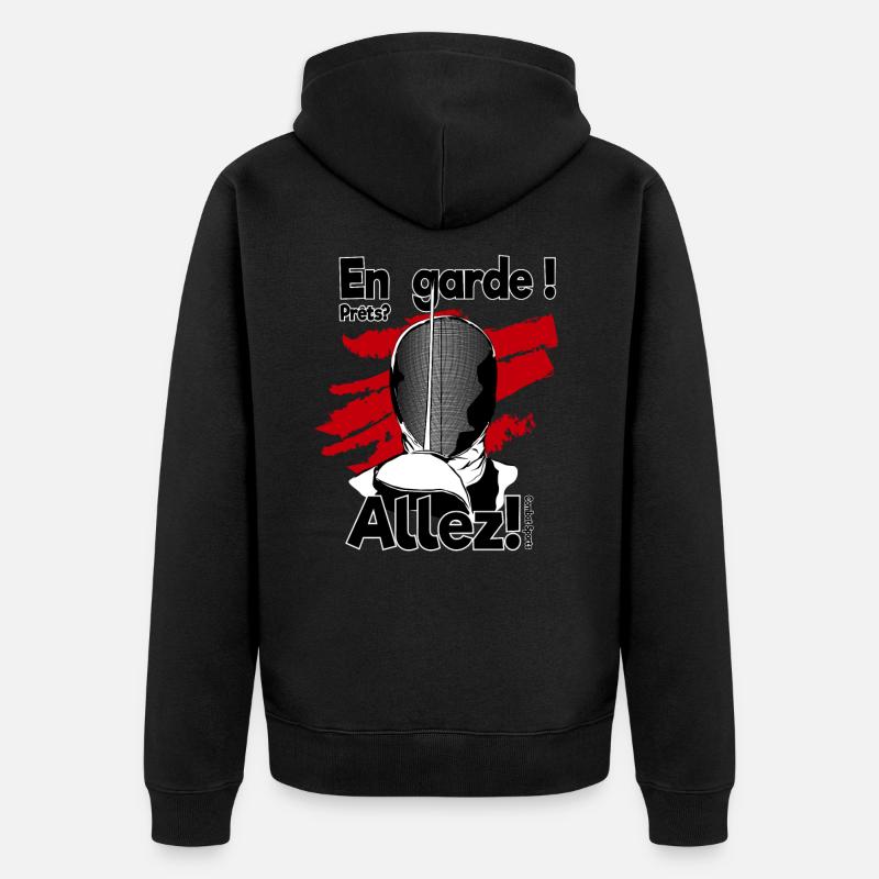 Fäktning - Fäktning En garde! Prets? Allez! - Ekologisk premiumluvjack unisex - svart