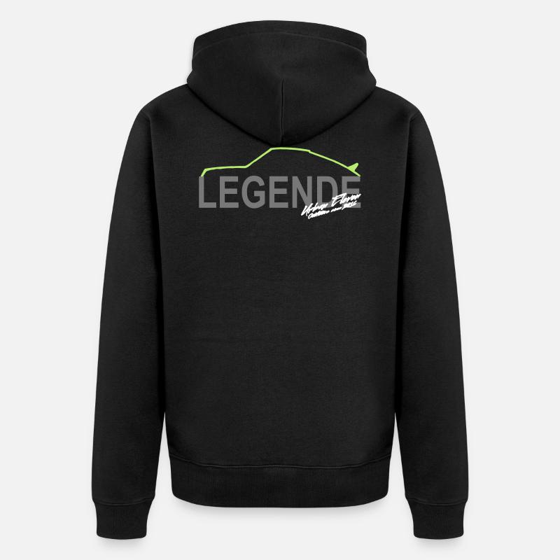 Legend refroidi par air - Veste à capuche bio Premium Unisexe - noir