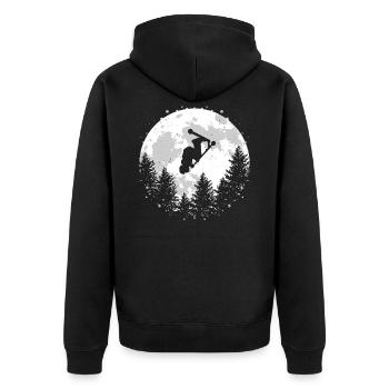 Stunt Scooter Scooter Stuntscooter cadeau - Veste à capuche bio Premium Unisexe - noir - Dos - Nico (187cm)