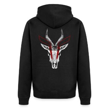 Occulte - Veste à capuche bio Premium Unisexe - noir - Dos - Nico (187cm)