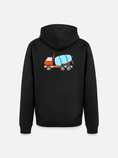 Construction construction construction - Veste à capuche bio Premium Unisexe - noir