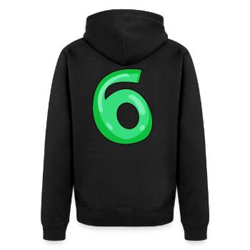 6 - Veste à capuche bio Premium Unisexe - noir - Dos - Nico (187cm)