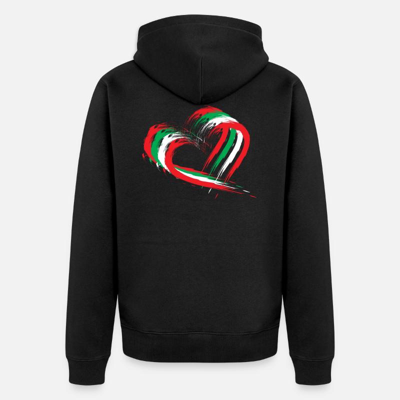 Liban - Veste à capuche bio Premium Unisexe - noir