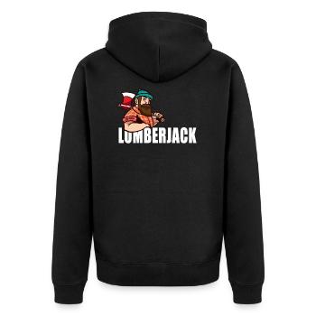 Lumberjack - Bûcheron - Veste à capuche bio Premium Unisexe - noir - Dos - Nico (187cm)