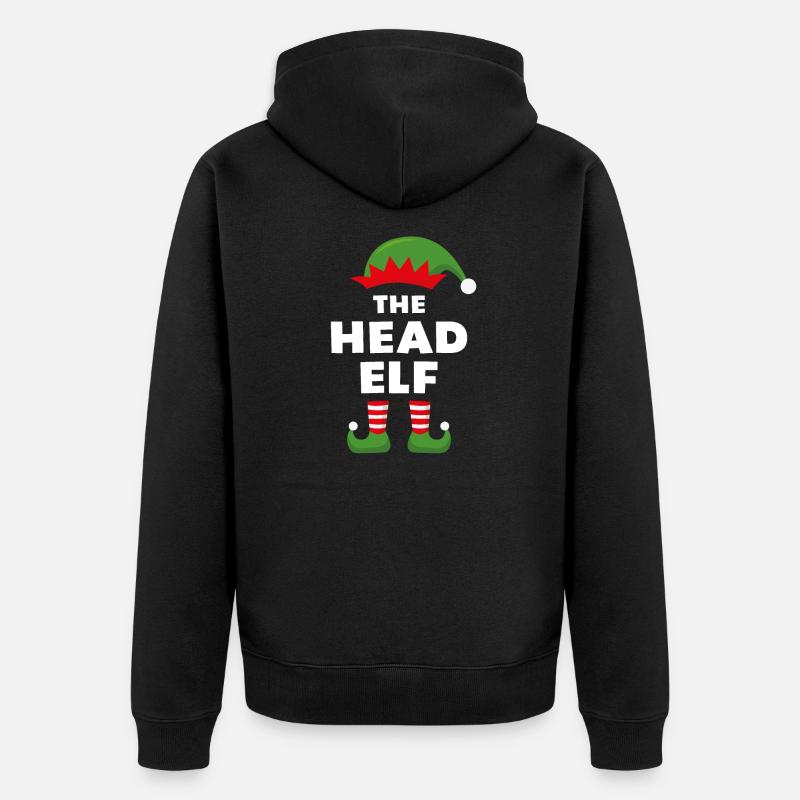 Le chef elfe - Veste à capuche bio Premium Unisexe - noir